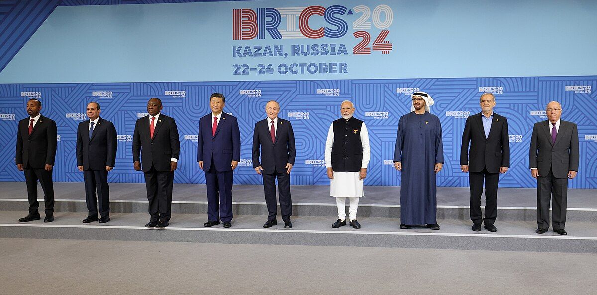 BRICS Leaders at the 2024 Kazan Summit, including Ethiopian Prime Minister Abiy Ahmed.